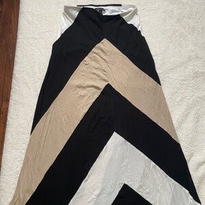 Chevron Maxi Skirt